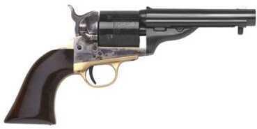 Cimarron Open Top Navy 44 Colt & Russian 4.75" Case Hardened Standard Blue Finish Revolver 1-Piece Walnut Grip Md: CA9000
