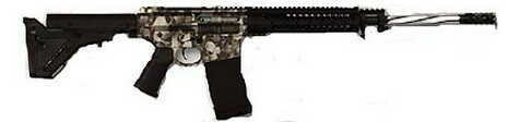 Black Rain Ordnance 7.62mm NATO 18" Barrel 20 Round Mag Magpul UBR Skulls Semi Automatic Rifle BRO-PG13