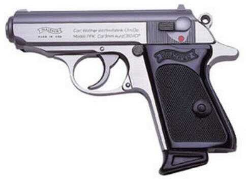 Walther PPK Series 380 3.35" Barrel 6 Round Stainless Steel Semi Automatic Pistol VAH38002