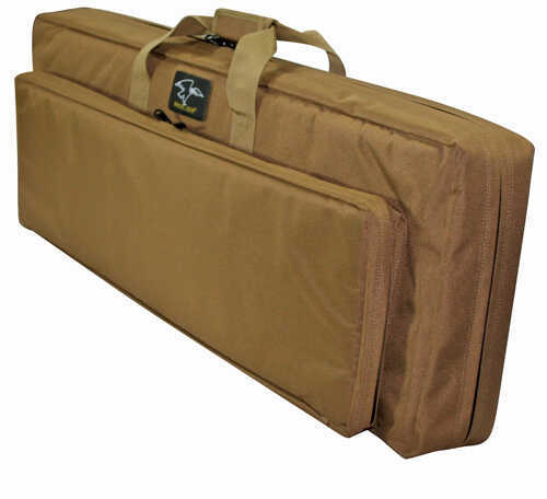 Double Discreet Square Rifle Case - 38", Coyote Brown Md: SQ38DCB