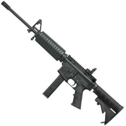 Colt AR-15 9mm Luger 16.1" Barrel 32 Round 4-Position Telescoping Stock Black Semi Automatic Rifle AR6951