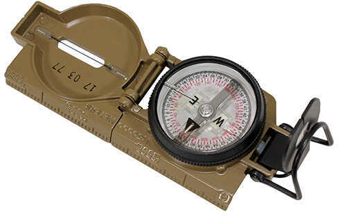 Cammenga Lensatic Compass, Tritium Coyote Brown Md: 3HCBCS