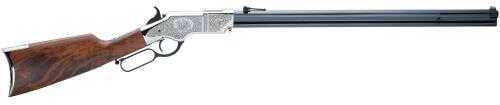 Henry Original Silver Deluxe Engraved Rifle 44-40 Winchester Caliber 13- Round Capacity 24.5" Barrel Lever Action