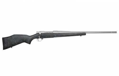 Weatherby Vanguard Accuguard Stainless Steel 240 Magnum 24" Barrel 5 Round Stock: Black/ Grey Spiderweb Bolt Action Rifle