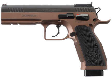 Pistol European American Armory Tanfo Witness Stock 3 Xtreme 9mm Luger 4.5" Barrel Double Action Duo Tone