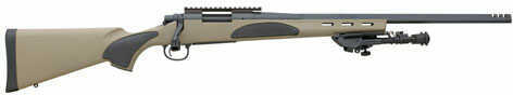 Remington Model 700 VTR 260 22" Barrel 5 Rounds Flat Dark Earth Hogue Synthetic Stock Matte Blued With Bipod Bolt Action Rifle