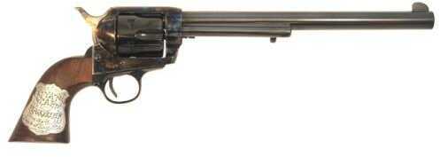 Cimarron Wyatt Earp Frontier Buntline 45 Colt 10" Barrel Old Model Case Hardened Standard Blued Finish Revolver Md: PP558