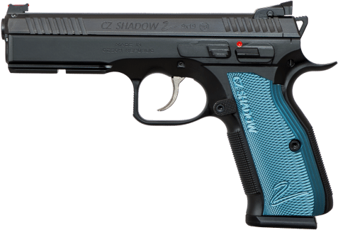 CZ Shadow 2 Black & Blue 9mm Pistol 91257 17 Rounds