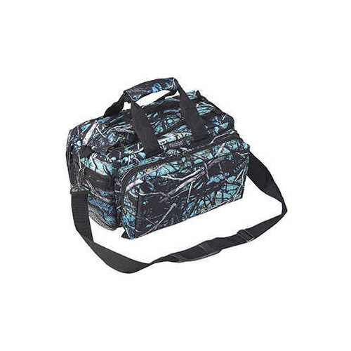 Bulldog Cases Deluxe Range Bag Blk/ Seremity Camo Nylon Medium Includes Shoulder Strap BD910SRN