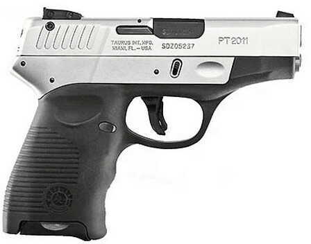 Taurus PT2011 DT Hybrid 9mm Luger 3.2" Stainless Steel 13Rd Pistol 1110903913