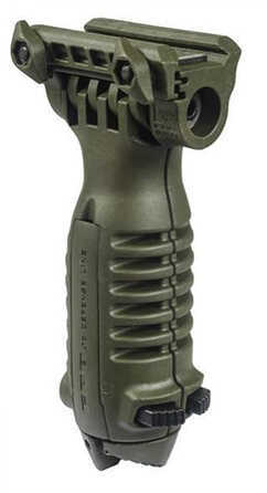 Tactical Foregrip with Integrated Adjustable Bipod Quick Release, Olive Drab Green