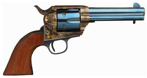 Cimarron P-Model 45LC 4.75" FS CC/Charcoal Blued Walnut Revolver