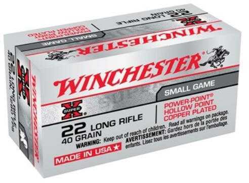 22 Long Rifle 50 Rounds Ammunition Winchester 40 Grain Soft Point