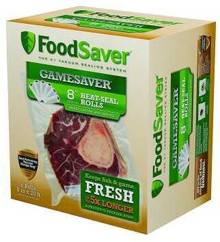 FoodSaver GameSaver 8 Inches x 20 Feet Rolls, 6 Pack Md: FSGSBF0544-P00