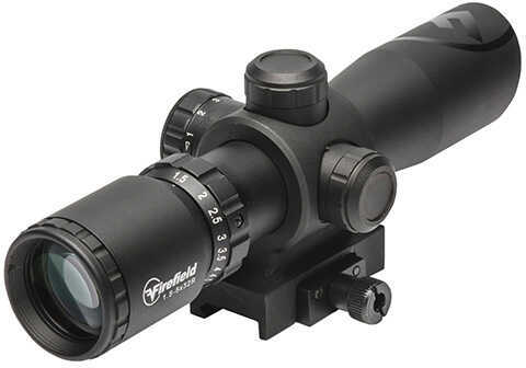 Firefield Barrage Riflescope 1.5-5x32mm with Red Laser, Black