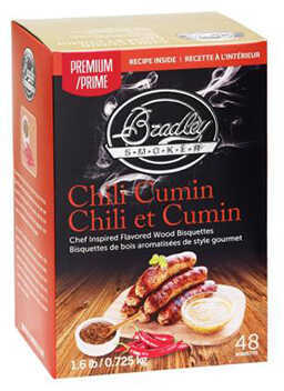 Bradley Technologies Smoker Bisquettes Chili Cumin, 48 Pack Md: BTCC48