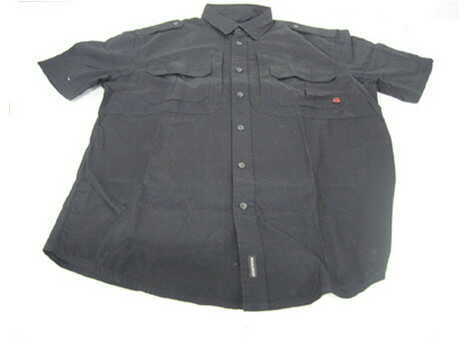 Woolrich Men's Short Sleeve Shirt Black Medium 44901-BLK-M