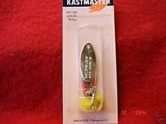 ACME Kastmaster Spoon 1/2 Gold Yellow Or White Bucktail Md#: SW111-G