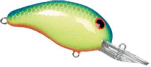 Bandit Lures Glow Double Deep Diver 1/4 Chartreuse/Blue Back Md#: 300-GS05