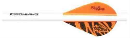 Bohning Archery Blazer Shrink Fletch Orange Tiger/White 101001OT