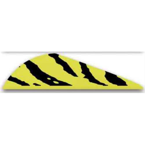 Bohning Archery Blazer Vanes 100pk Yellow Tiger 2in 10832YT2