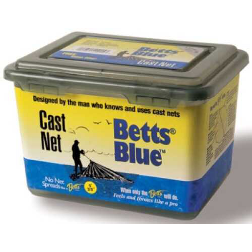 Betts Blue Cast Net 5ft 1lb Per ft 3/8in Md#: 17MB-5