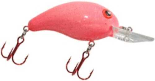 Bandit Lures Crappie Crankbait 1/4 <span style="font-weight:bolder; ">Pink</span>/Silvere Spark Craw Md#: 300-D50