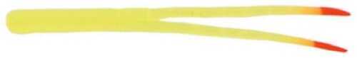 Click to see larger image. Creme Lure Co / Knight Burke Split Tail Trailer 4in 6pk Chartreuse Clear Red Hot Tip Md#: 770-183