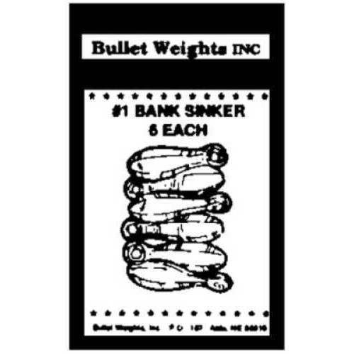 Bullet Weights Bank Lead 4oz 3/Card Md#: BLC4