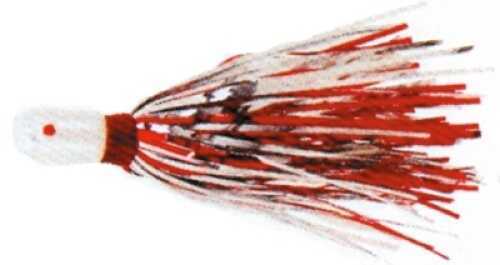 Bomber Saltwater Bug Eye King Rig 1 1/2oz 6/0 Red Silver Md#: BSWKRBEAC