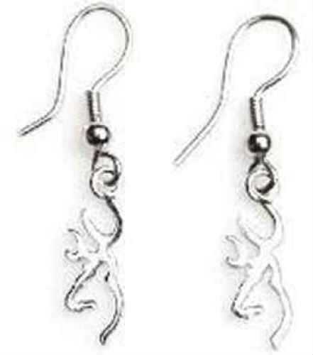Signature Products Group SPG Apparel Browning Earrings Silver GT1016