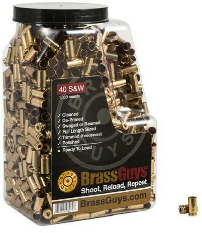 BrassGuys 40 S&W Remanufactured 1000 Pcs Retail Jug