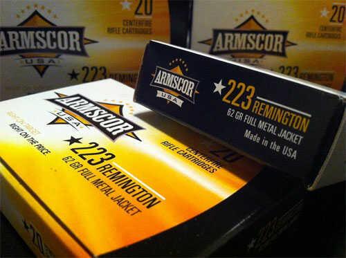 Armscor Precision Inc Ammunition 223 Remington 62 Grains FMJ 20/Box (50) FAC2238N