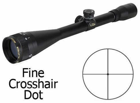 BSA Platinum Target Rifle Scope 36x 44mm Adjustable Objective Fine Crosshair Dot Reticle PT36X44TS