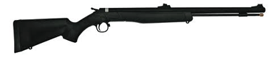CVA Wolf 209 Magnum Compact Muzzleloader Black Stock .50 Caliber Blued Barrel