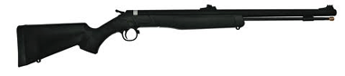 CVA Wolf 209 Magnum Compact Muzzleloader Black Stock .50 Caliber Blued Barrel