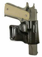 Desantis E-GAT Slide Belt Holster Fits J-Frame 2.25" Bodyguard .38 Ruger LCR Right Hand Black Leather 115BA02Z0