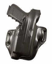 Desantis TAC-LITE Belt Holster Fits Glock 17/22 W/TLR-1 or X300 Right Hand Black Leather 117BAW8Z0