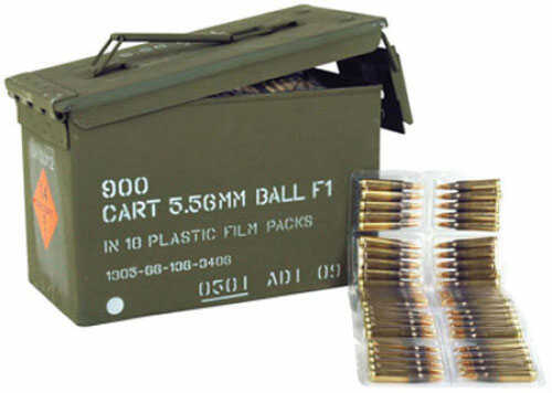 5.56mm Nato 900 Rounds Ammunition DKG Trading 62 Grain Full Metal Jacket
