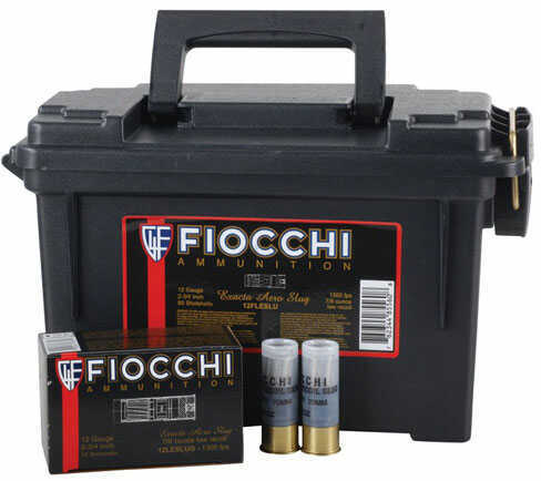 12 Gauge 80 Rounds Ammunition Fiocchi Ammo 2 3/4" 7/8 oz Lead #Slug