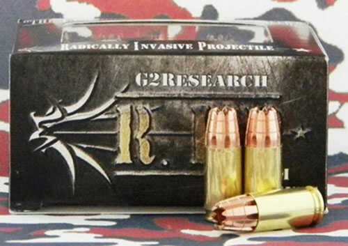 380 ACP 20 Rounds Ammunition G2 Research 62 Grain Hollow Point