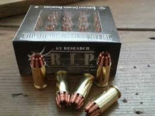 <span style="font-weight:bolder; ">9mm</span> Luger 20 Rounds Ammunition G2 Research 92 Grain Hollow Point