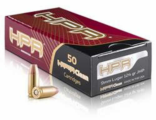 9mm Luger 50 Rounds Ammunition HPR 147 Grain Hollow Point