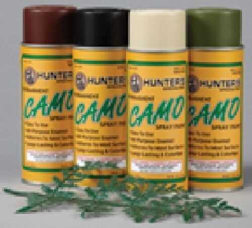 Hunters Specialties SprayPaint w/Leaf Stencil 12 oz. 4 pk. Model: 00320-img-0