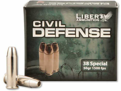 38 Special 20 Rounds Ammunition Liberty 50 Grain Hollow Point