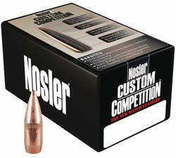 Nosler 30 Caliber 140 Grains Custom Competition Hpbt (100) 53152