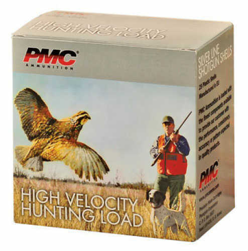 12 Gauge 5 Rounds Ammunition PMC 2 3/4" 28 Pellets Lead #4 Buck