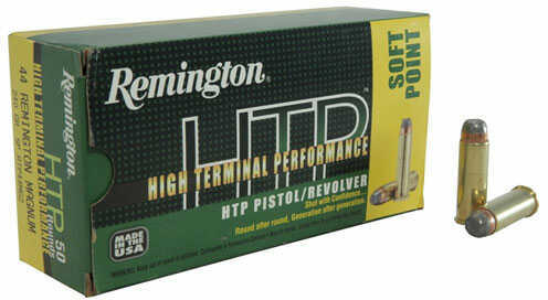 44 Rem Magnum 50 Rounds Ammunition Remington 240 Grain Soft Point