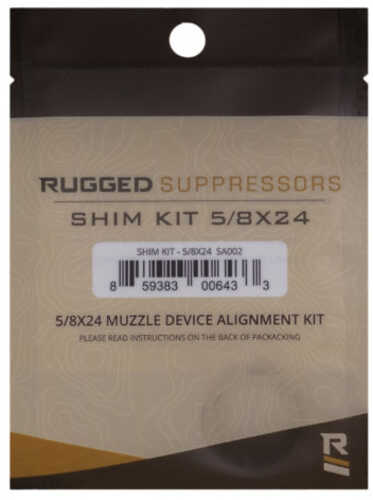 Rugged Suppressor Shim Kit 5/8X24