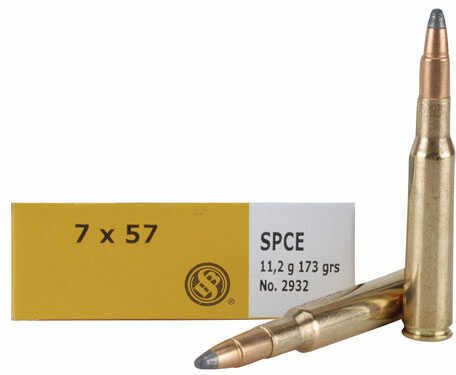 Sellier & Bellot 7x57R 173 Grains SPCE 20/Box (20 rounds Per Box) Ammo